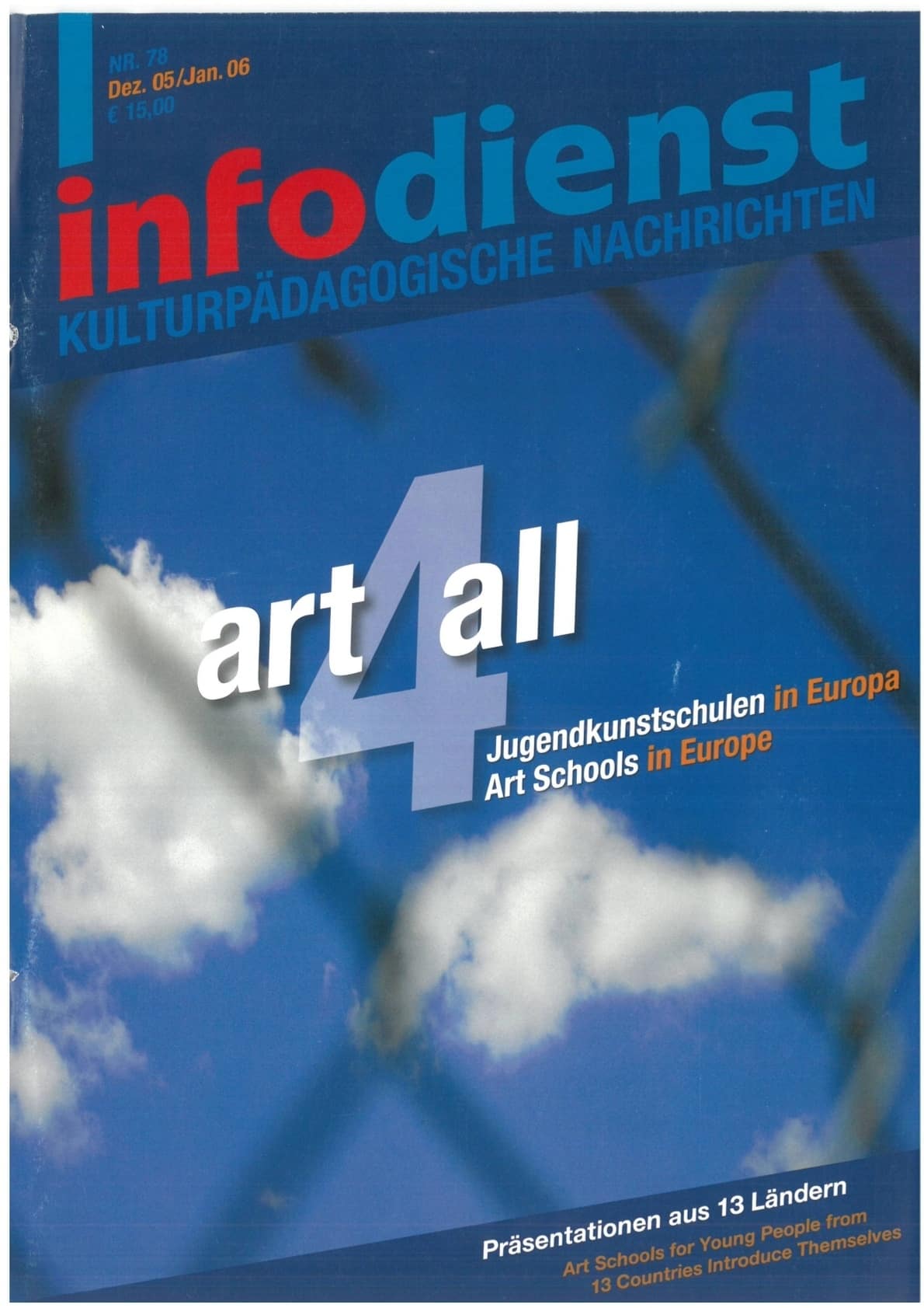 art4all. Jugendkunstschulen in Europa
